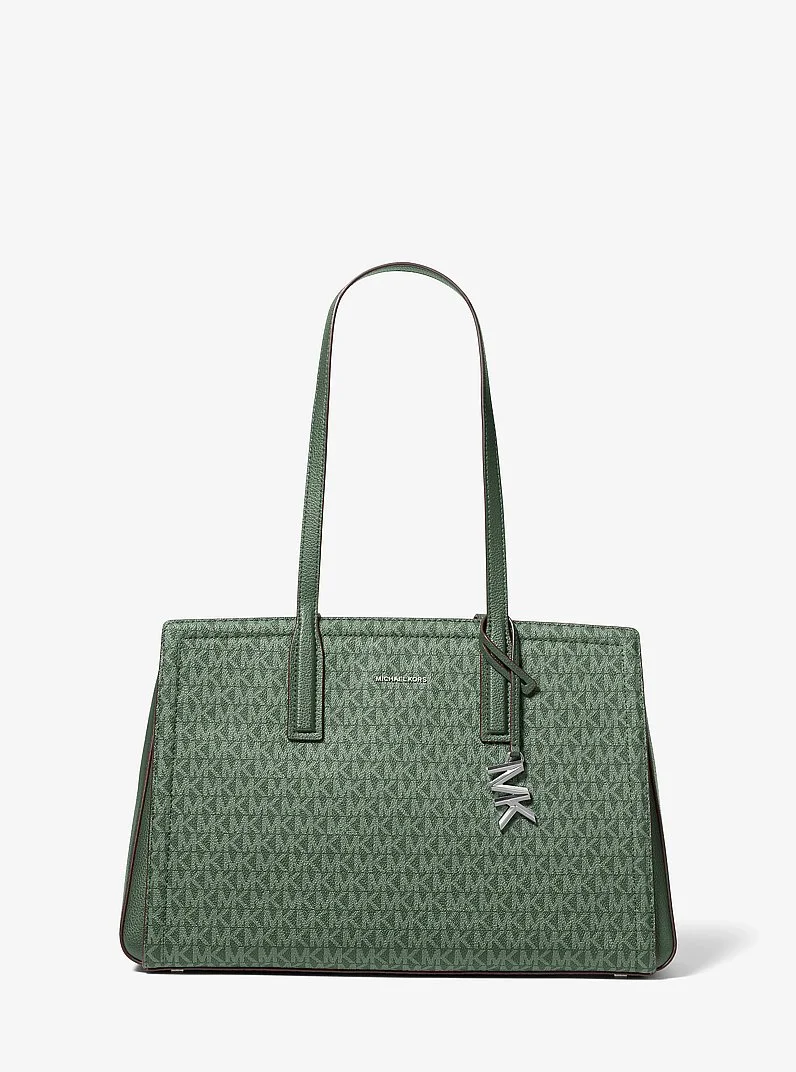 Laila Medium Signature Logo Tote Bag - 1
