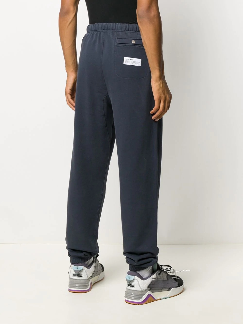 slogan print track pants - 4