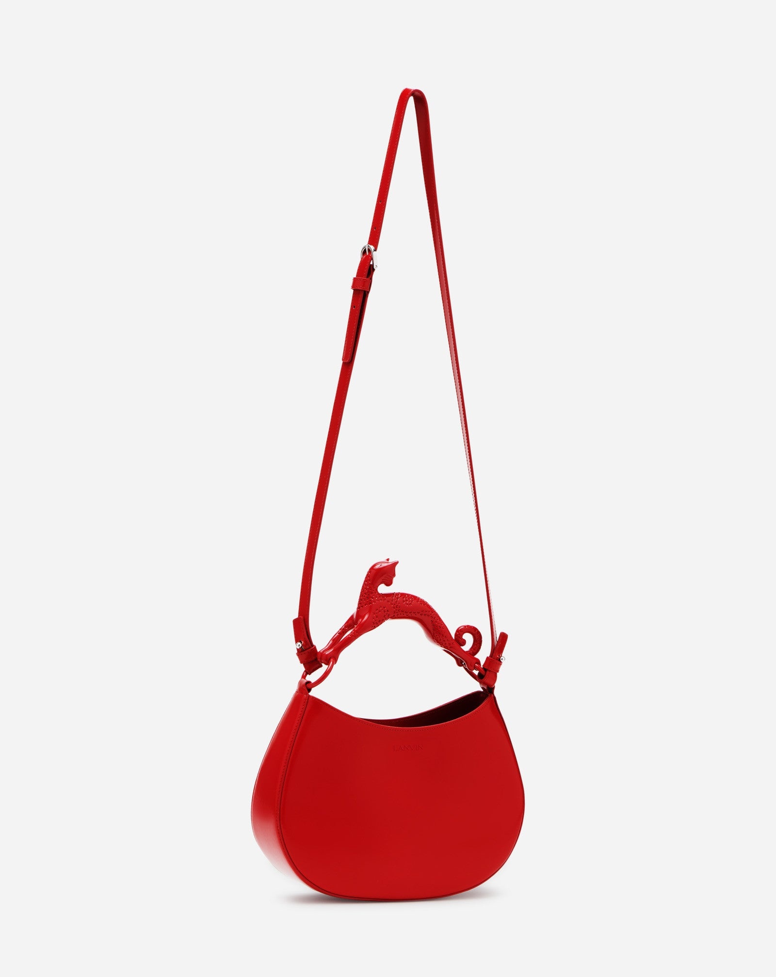 LEATHER PM HOBO CAT BAG - 3