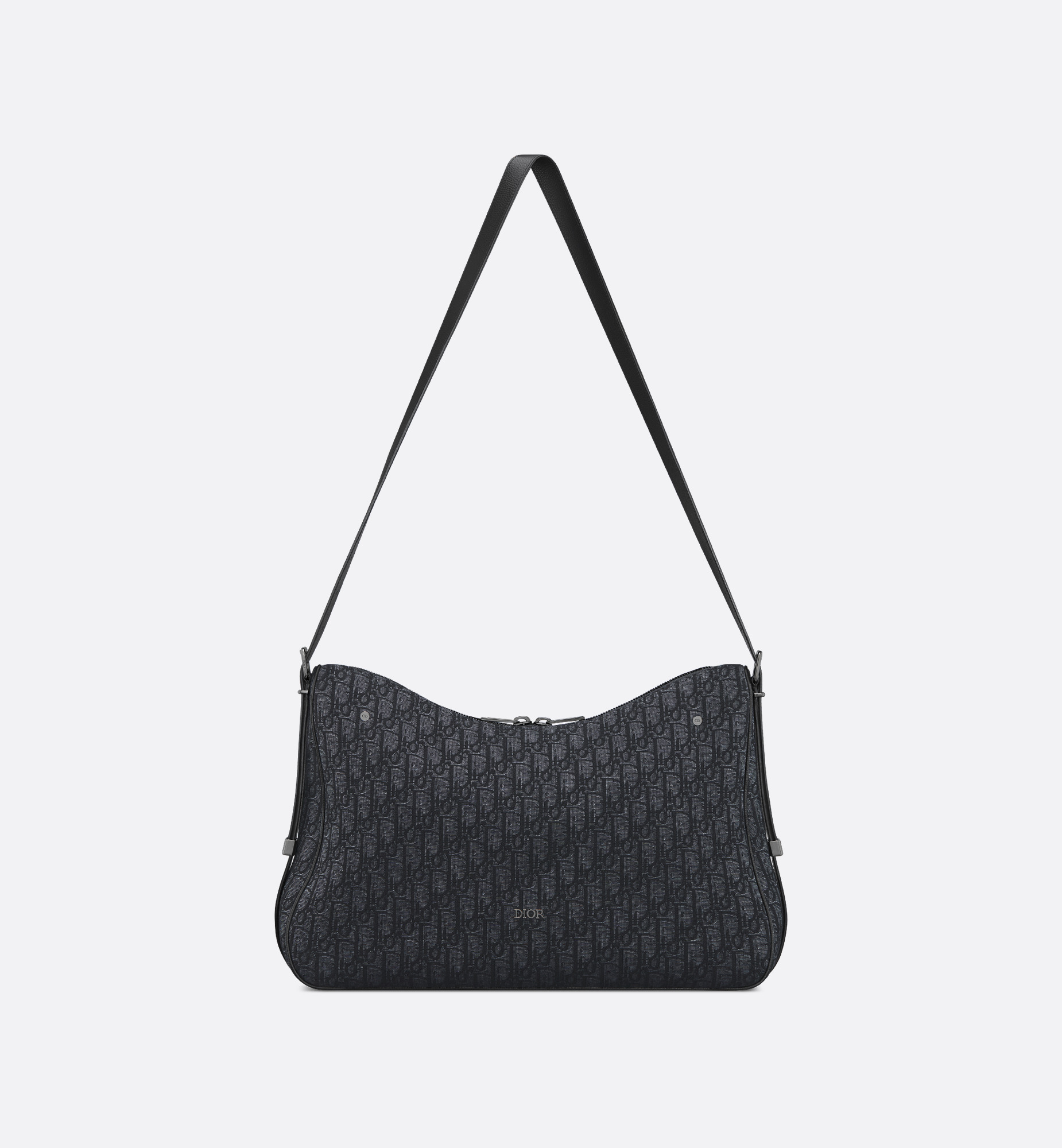 Large Dior Slider Zipped Hobo Bag - 7