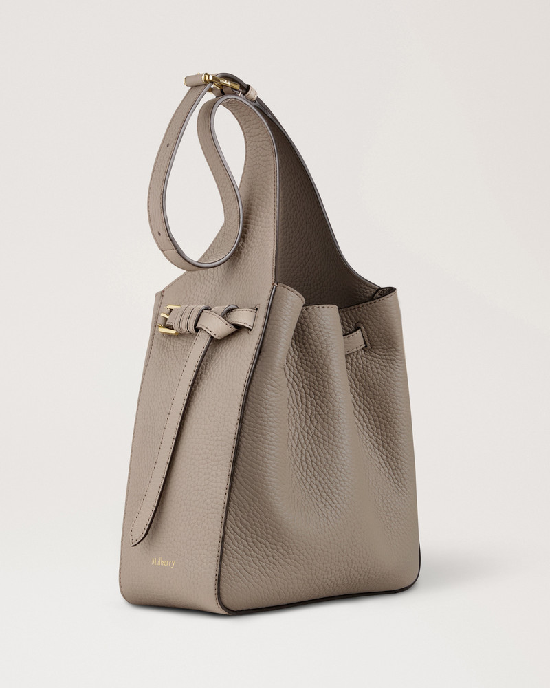 Small Lyra Bucket Cashmere Taupe Heavy Grain 4