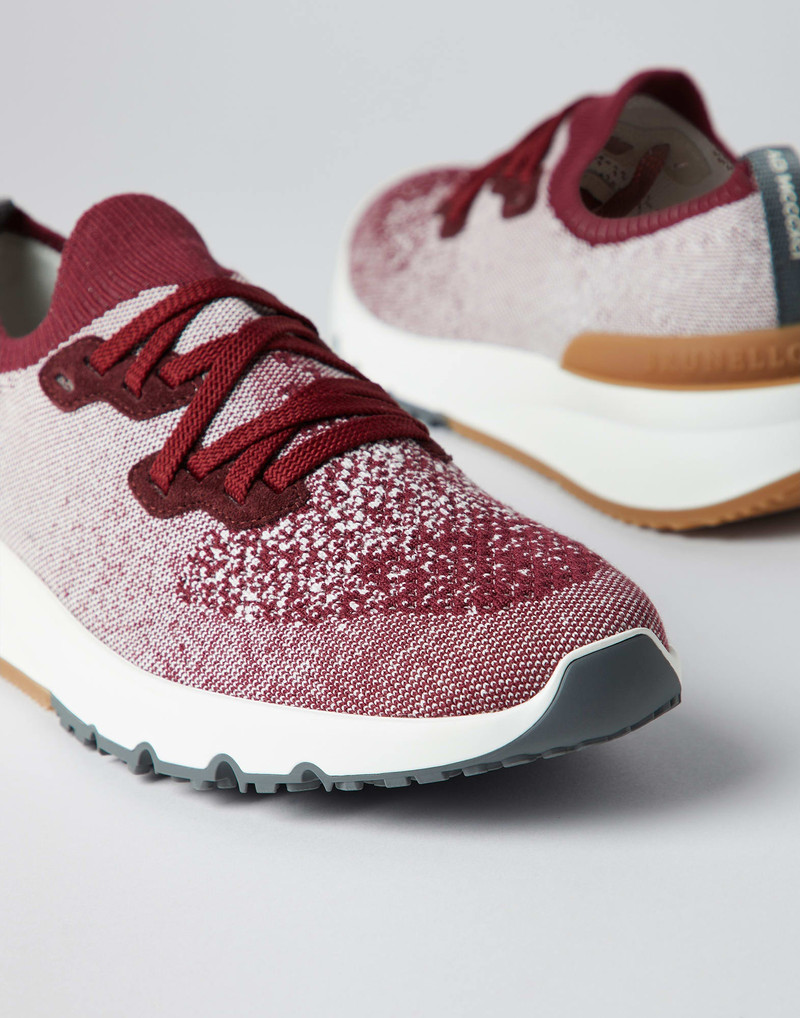 Cotton chiné knit runners 3