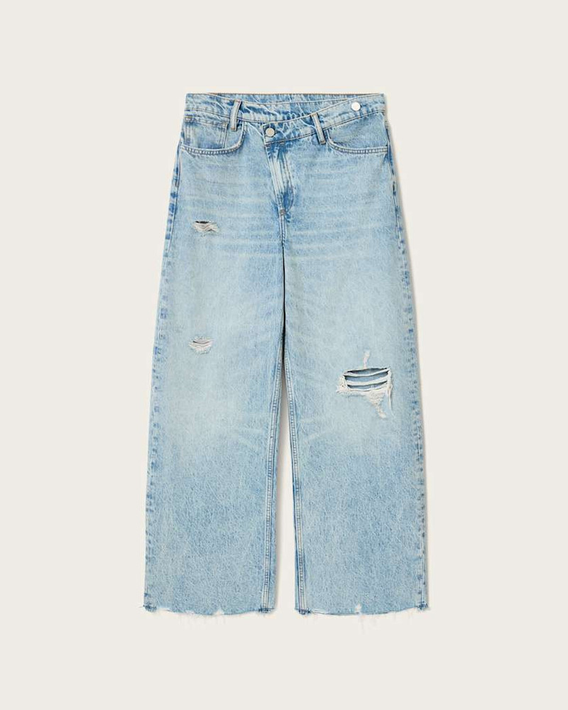 AKI MID RISE CROSSOVER JEANS 1