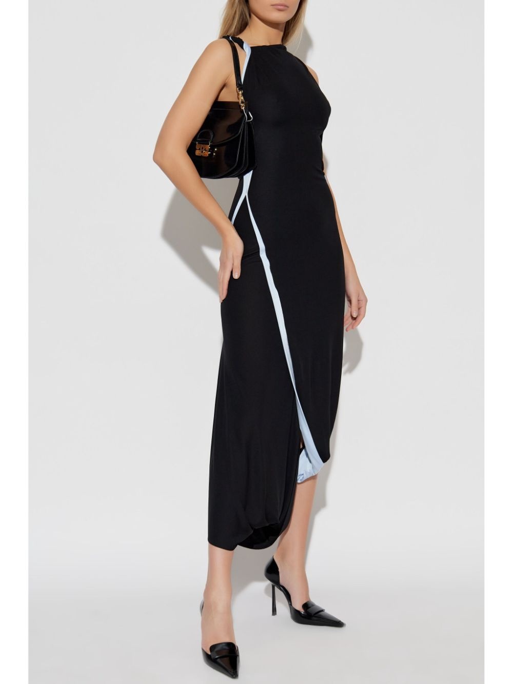 asymmetric maxi dress - 2
