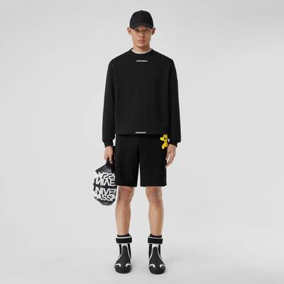 Burberry Monster Graphic Cotton Shorts outlook