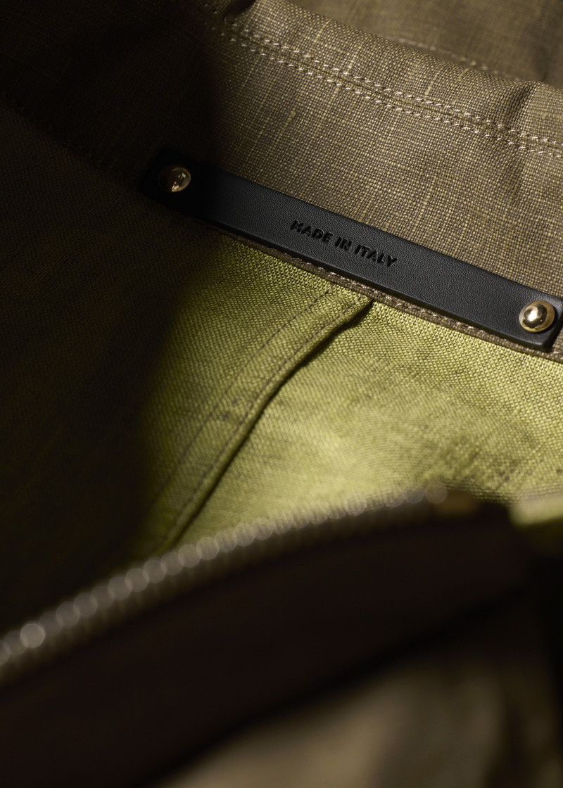 Khaki Linen Field Jacket 7