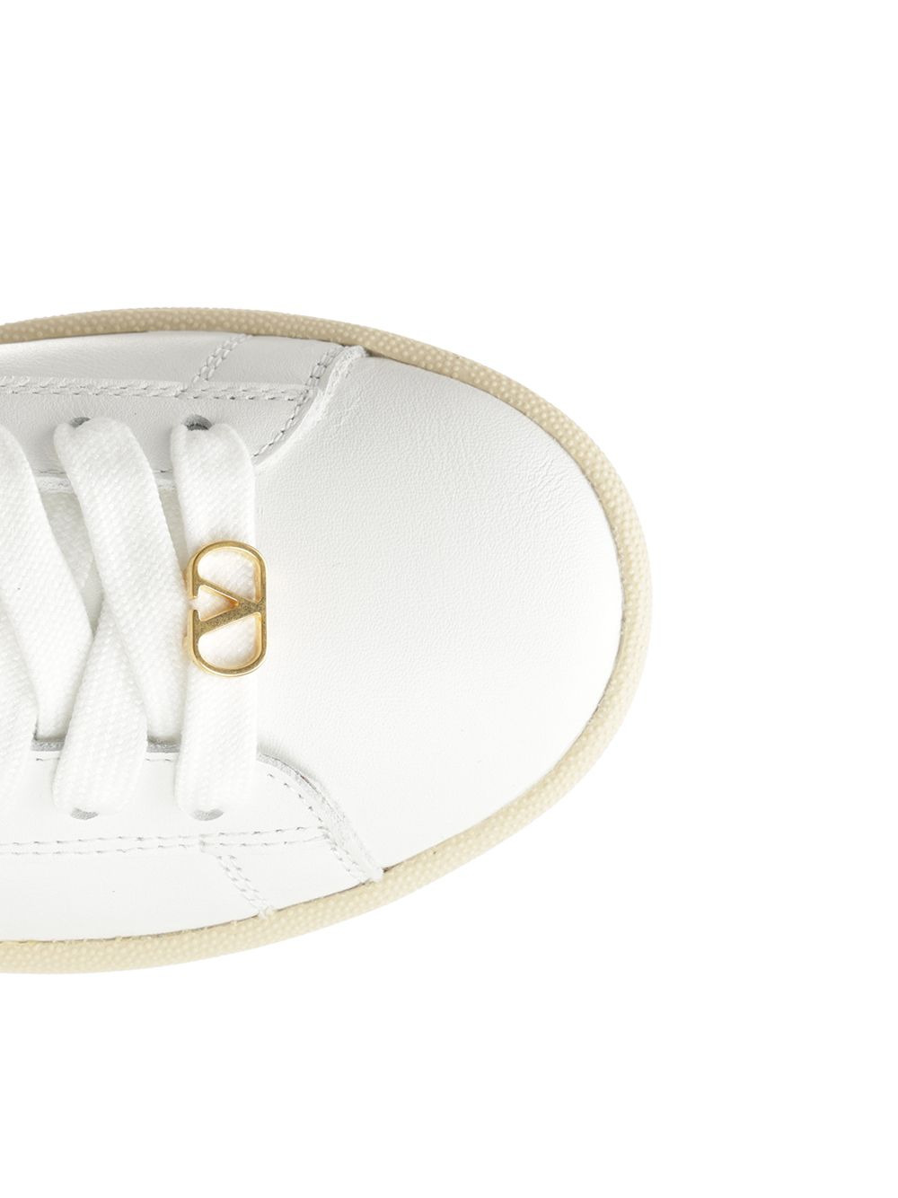 Sneaker | Valentino Garavani Royco | Vitello Nappato/Vlogo/Rs Sneakers White - 4