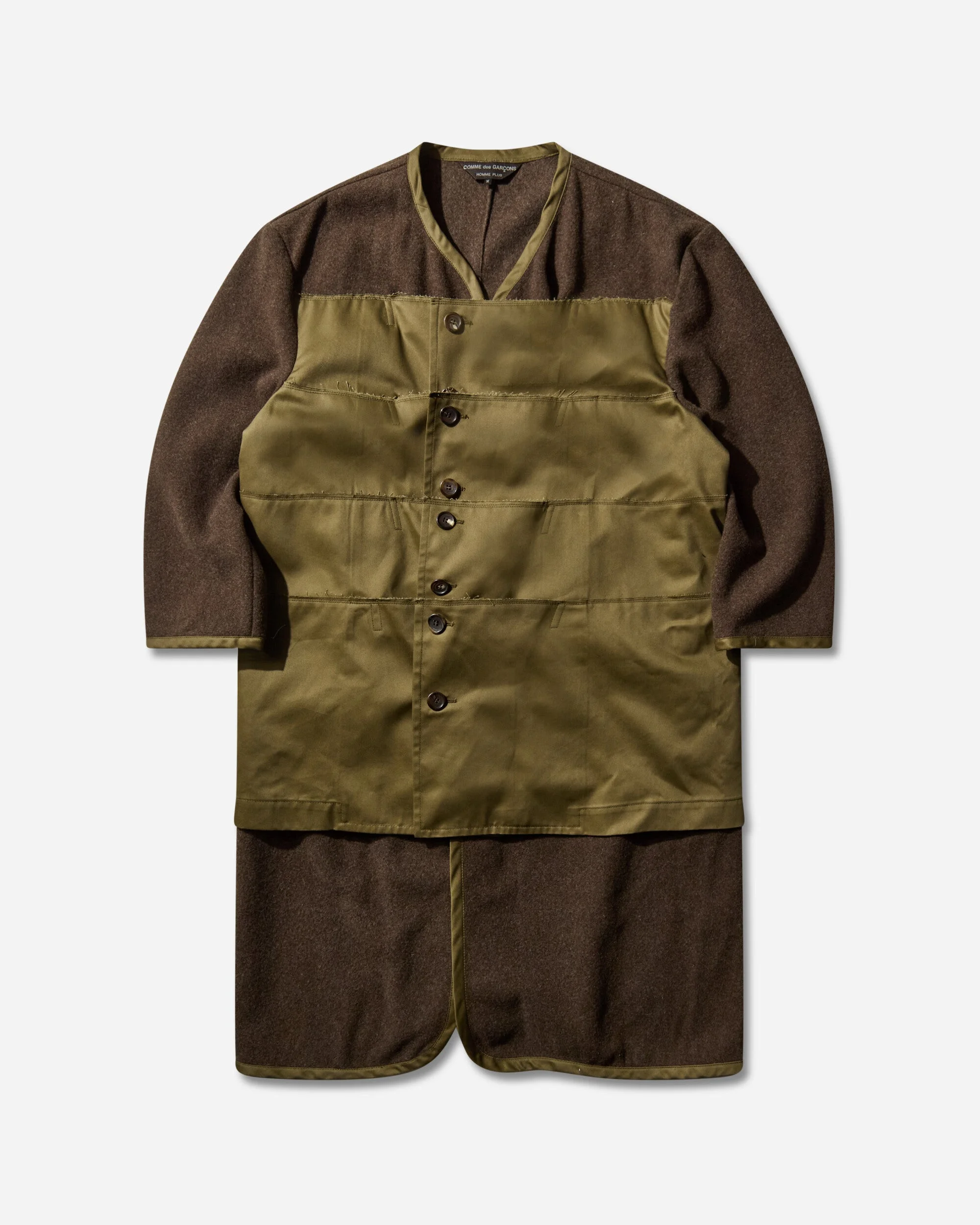 Men's Wool Liner Coat Brown / Khaki - 1