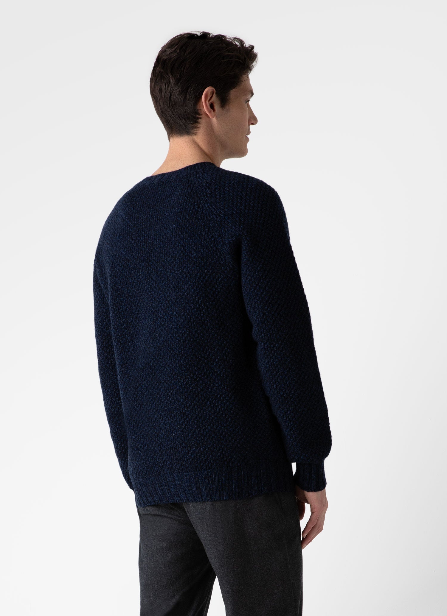 Lambswool Textured Jumper - 4