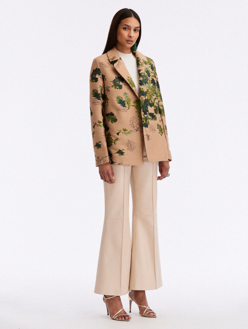 Oscar de la Renta ACORN JACQUARD COAT outlook