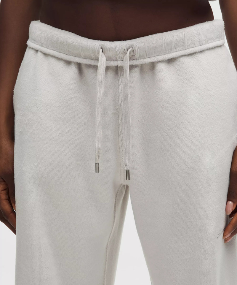 Plush Velour Mid-Rise Pant 5