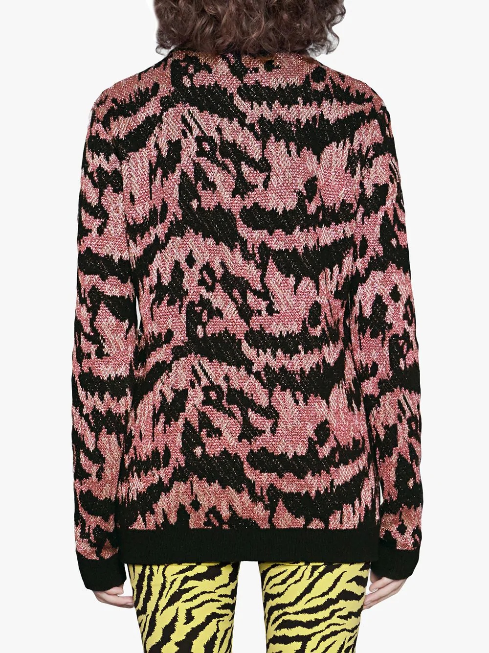 Lurex wool tiger sweater - 4