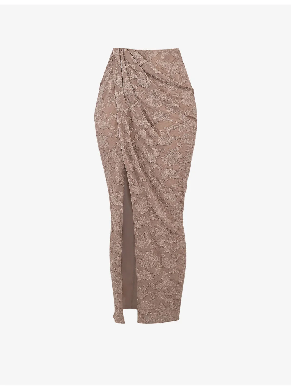 Vesper floral-print stretch-woven maxi skirt - 1