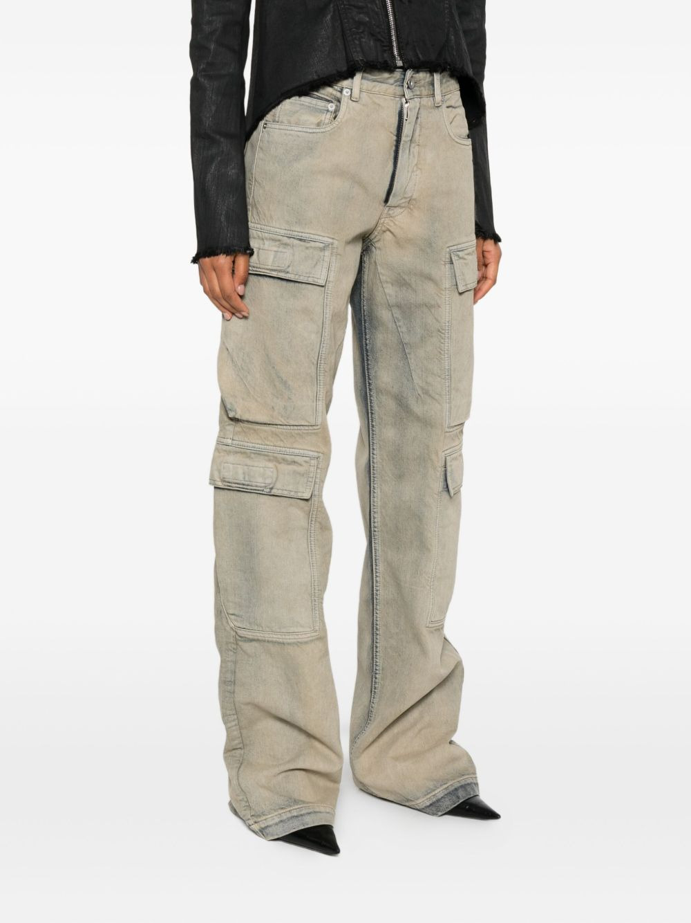 cargo pocket jeans - 3
