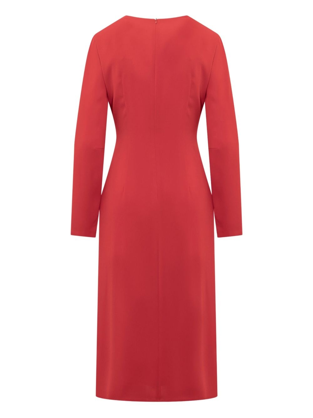 V-neck midi dress - 2