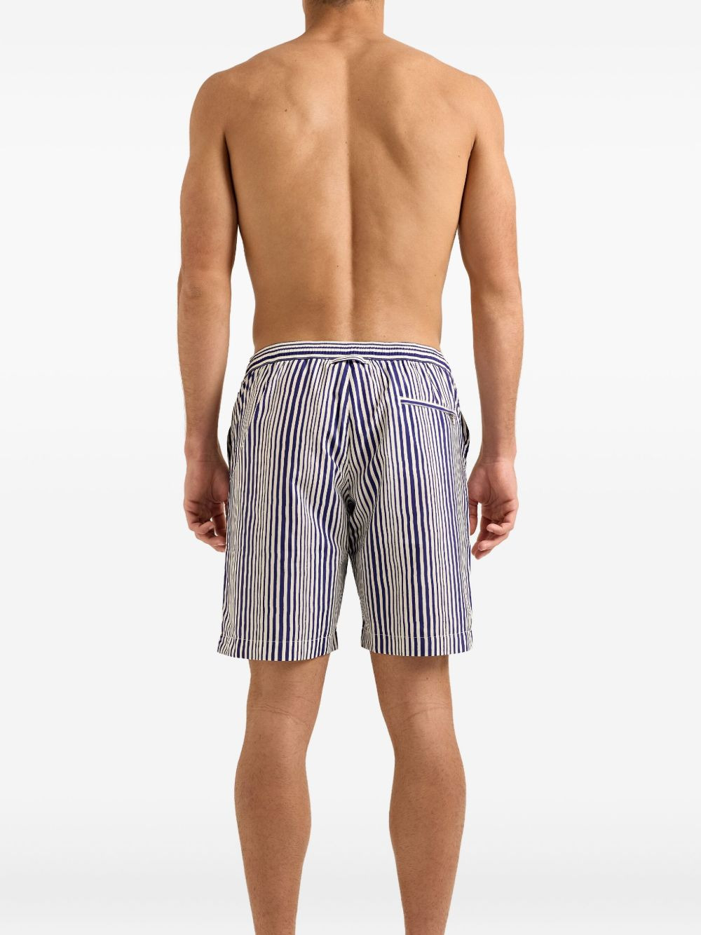 striped swim shorts - 3