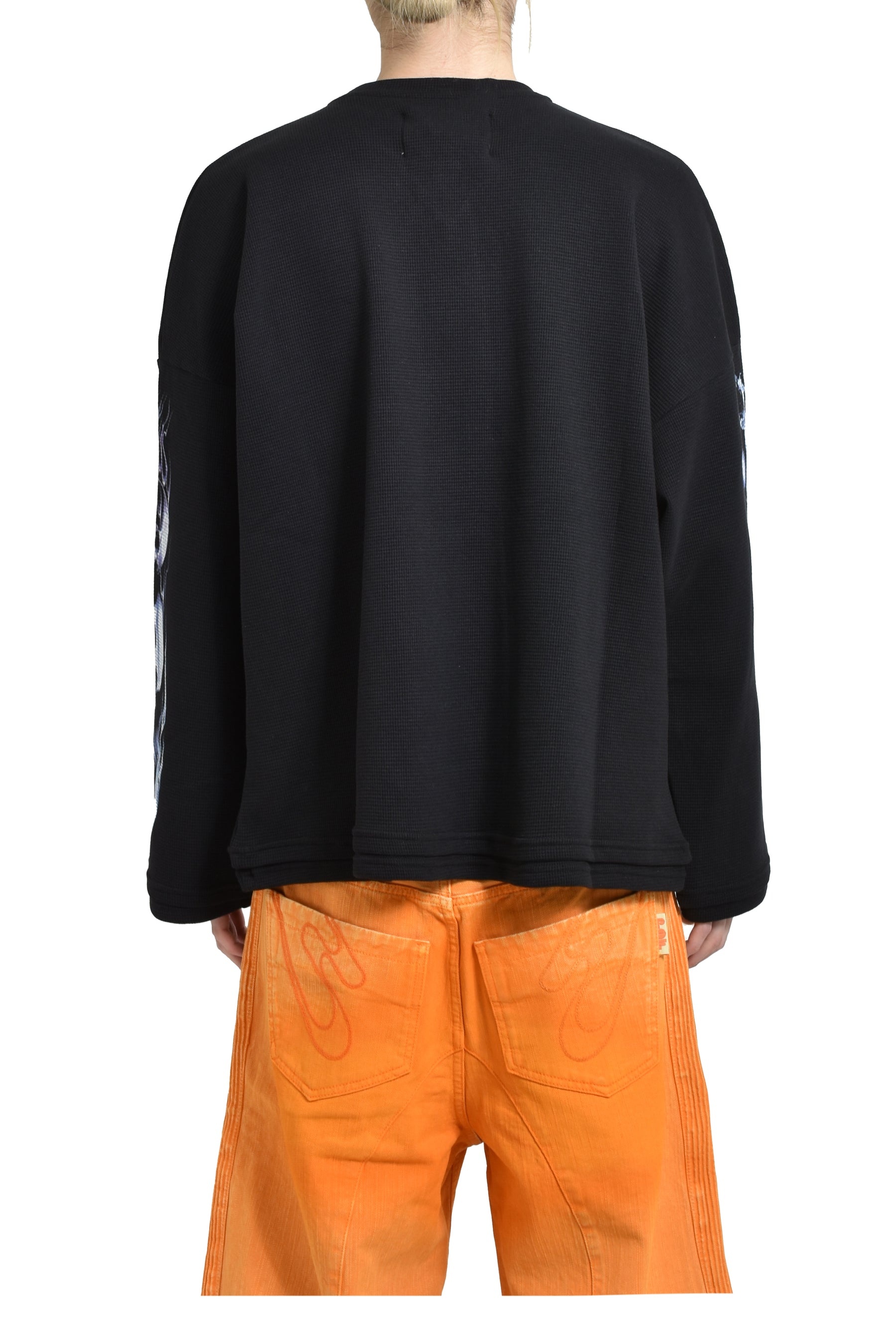 SKULL LONGSLEEVE (DOM47 BIS) / BLK - 2