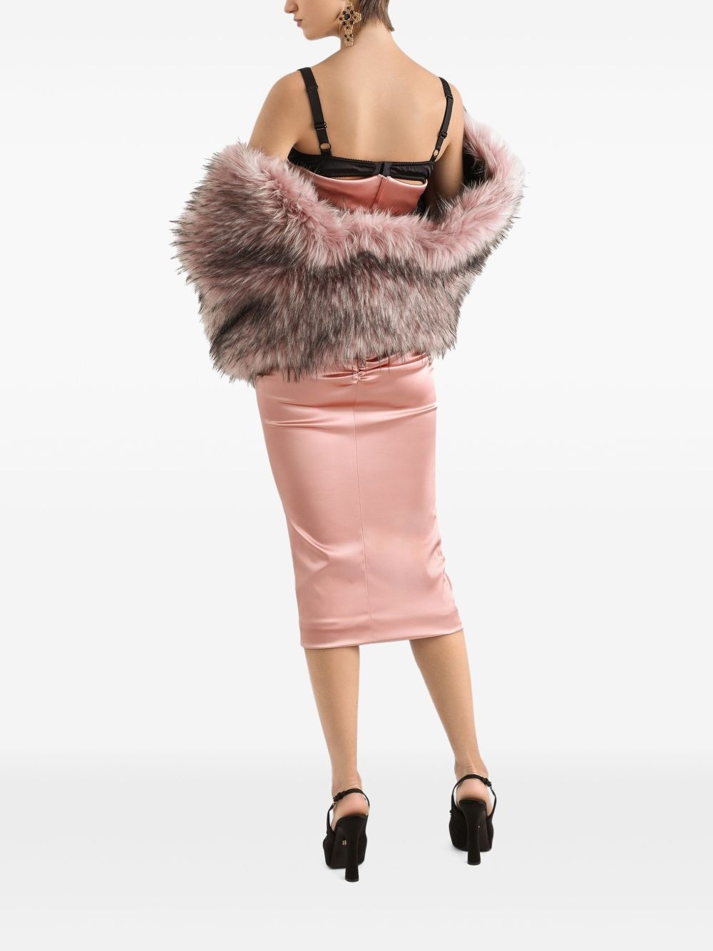 gathered midi dress - 3
