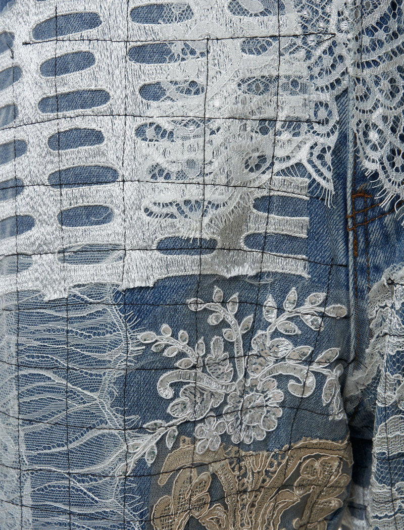 GRID LACE DENIM 2