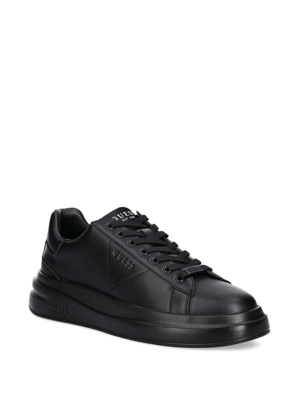 Elba embossed-logo platform sneakers - 2