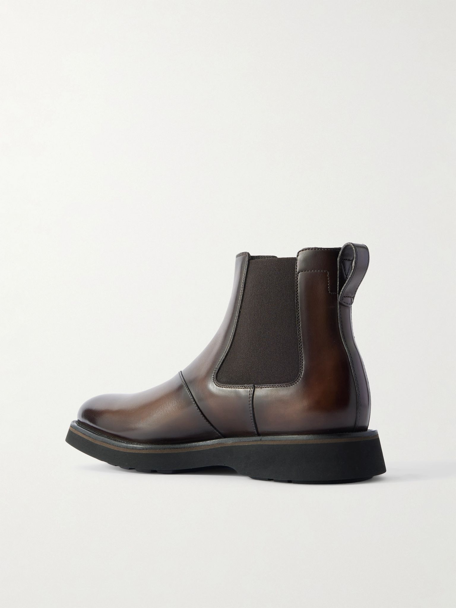 Alessio Venezia Leather Chelsea Boots Dark brown - 4