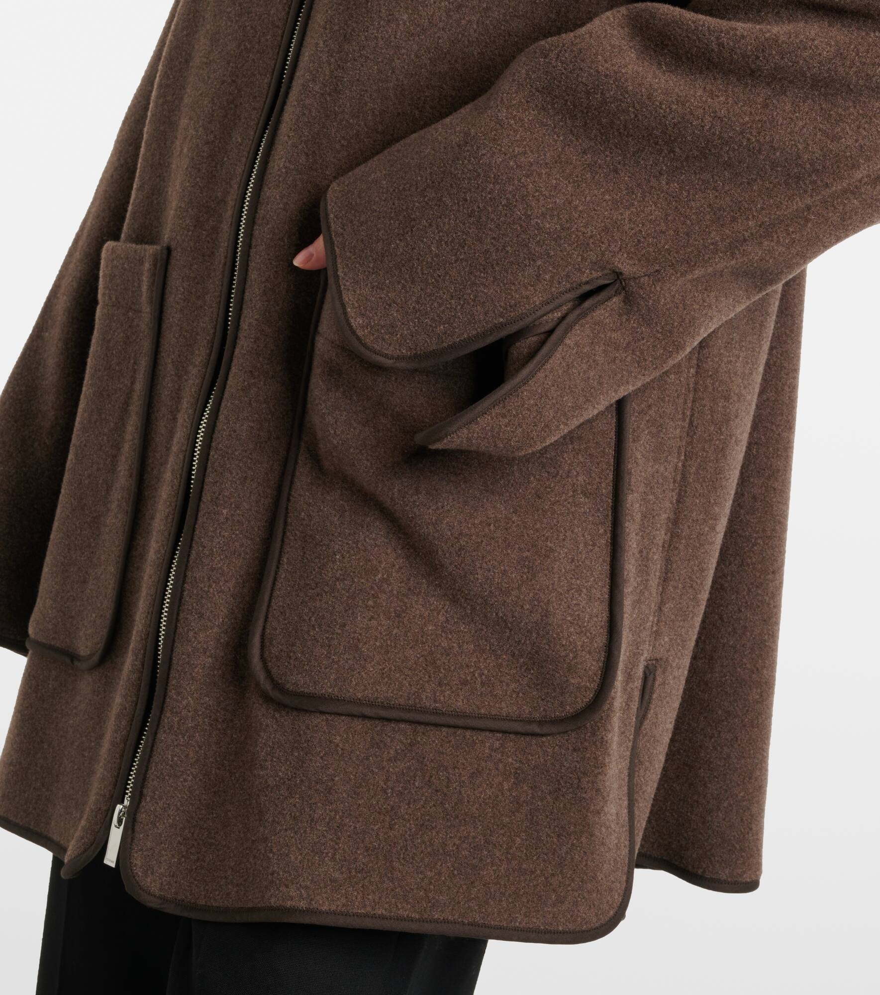 Felted wool-blend jacket - 5
