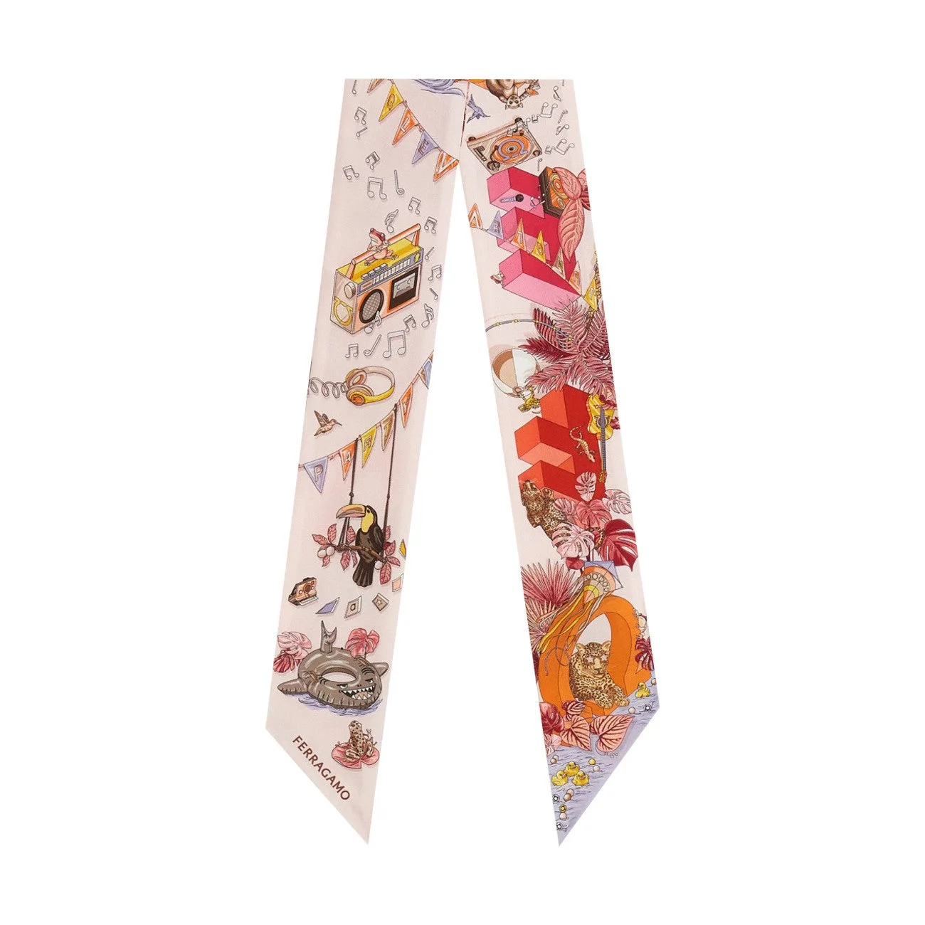 Ferragamo Women Jungle Party Print Mini Bandeau - 1