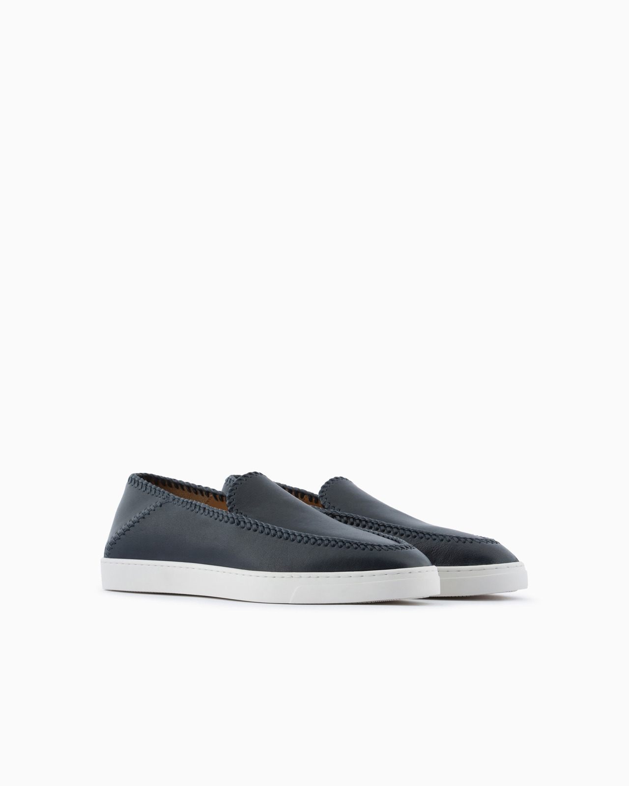 Galleria 3 nappa-leather slip-ons - 2
