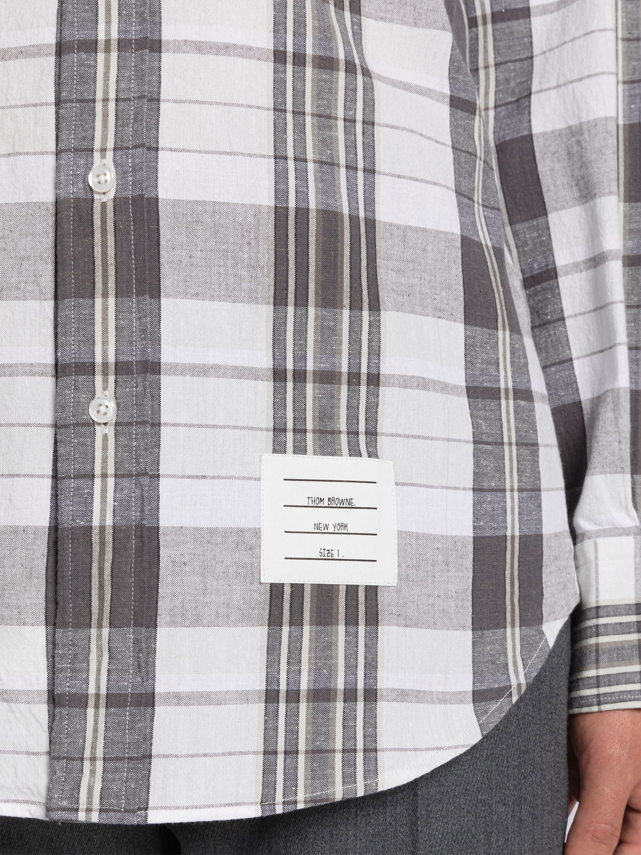 MADRAS COTTON STRAIGHT FIT SHIRT - 6