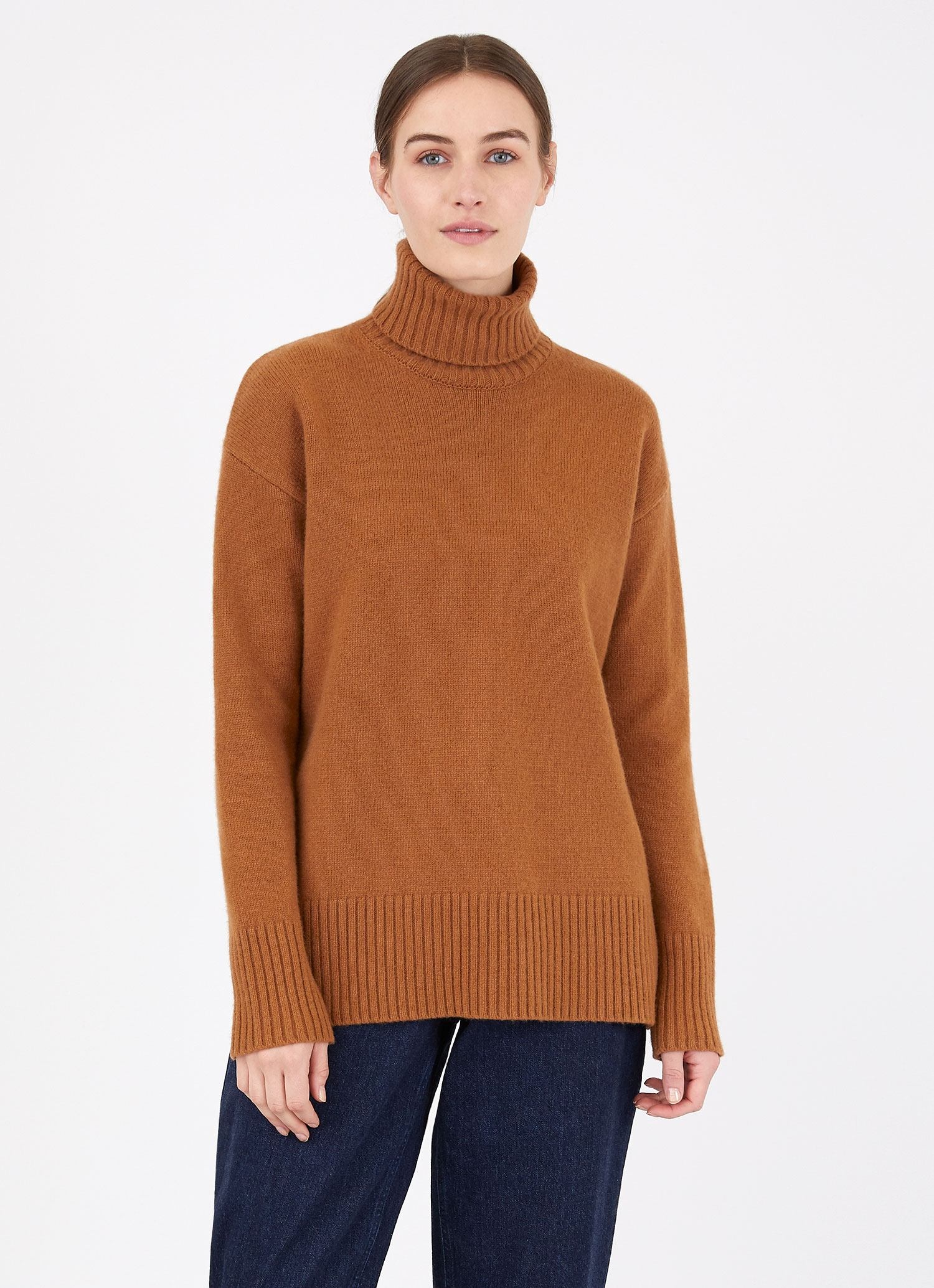 Relaxed Roll Neck Jumper - 1