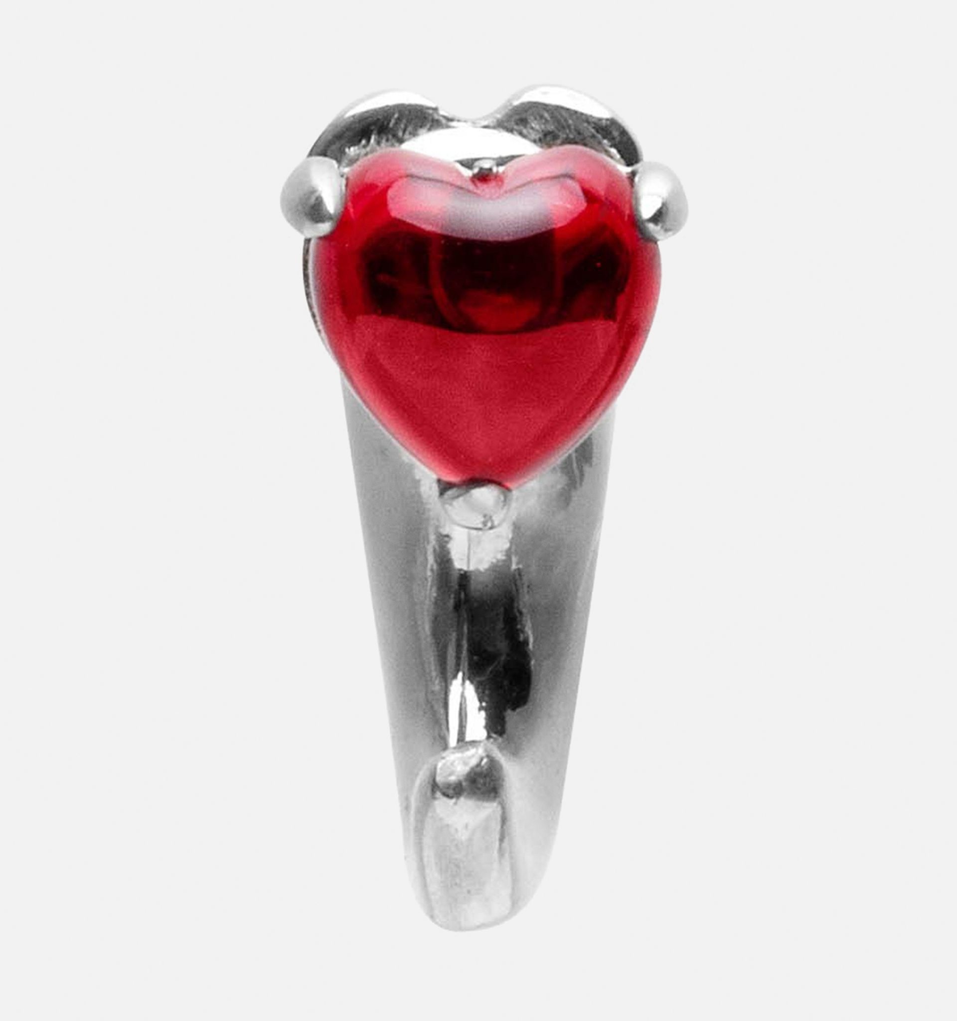 Red Heart Earring - 4