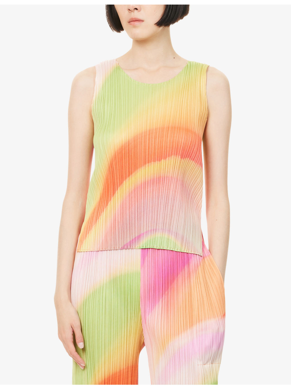 Groove Sleeveless Knitted Top - 3
