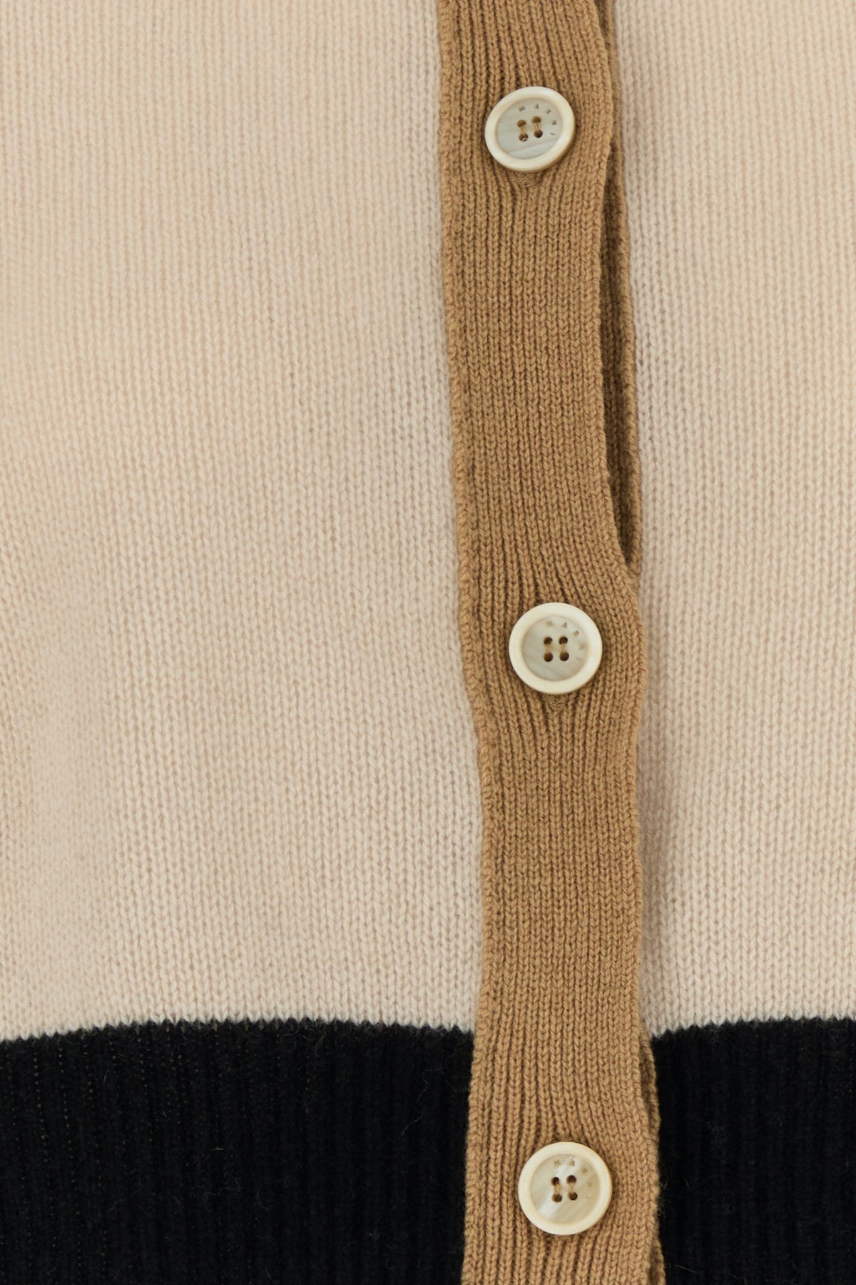 Multicolor cashmere oversize cardigan - 3
