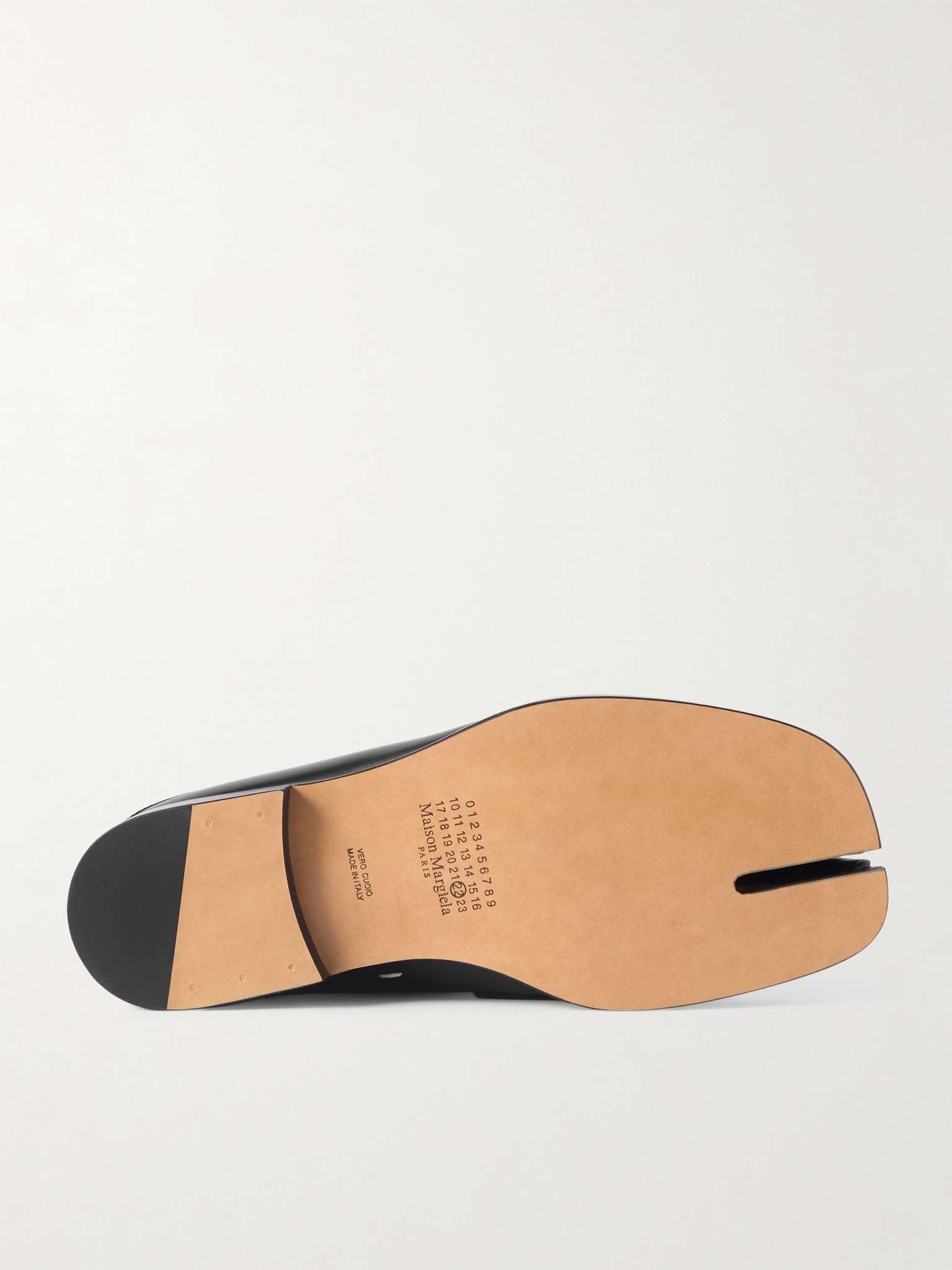 Tabi Leather Backless Penny Loafers - 3