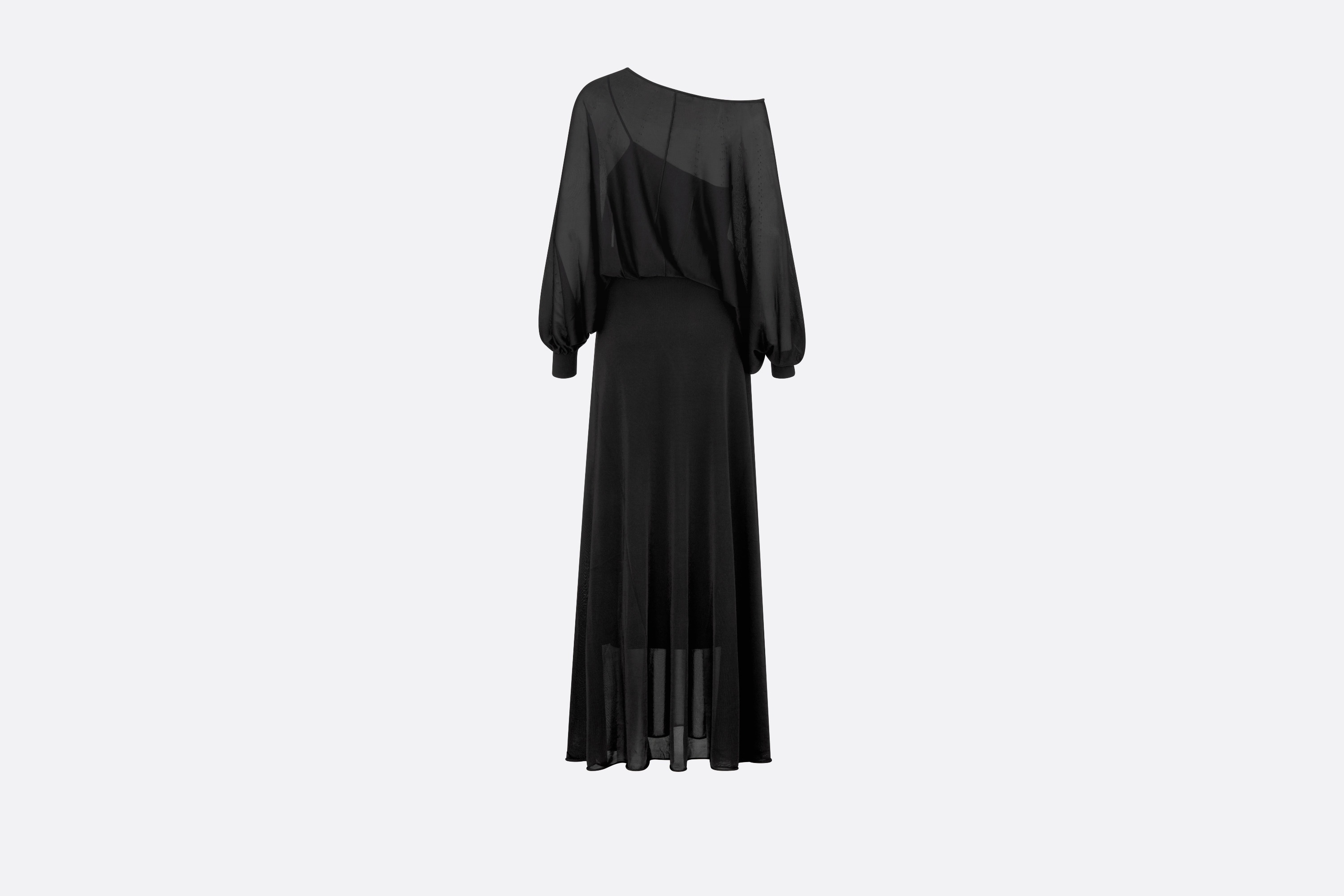 Straight-Cut Long Dress - 2