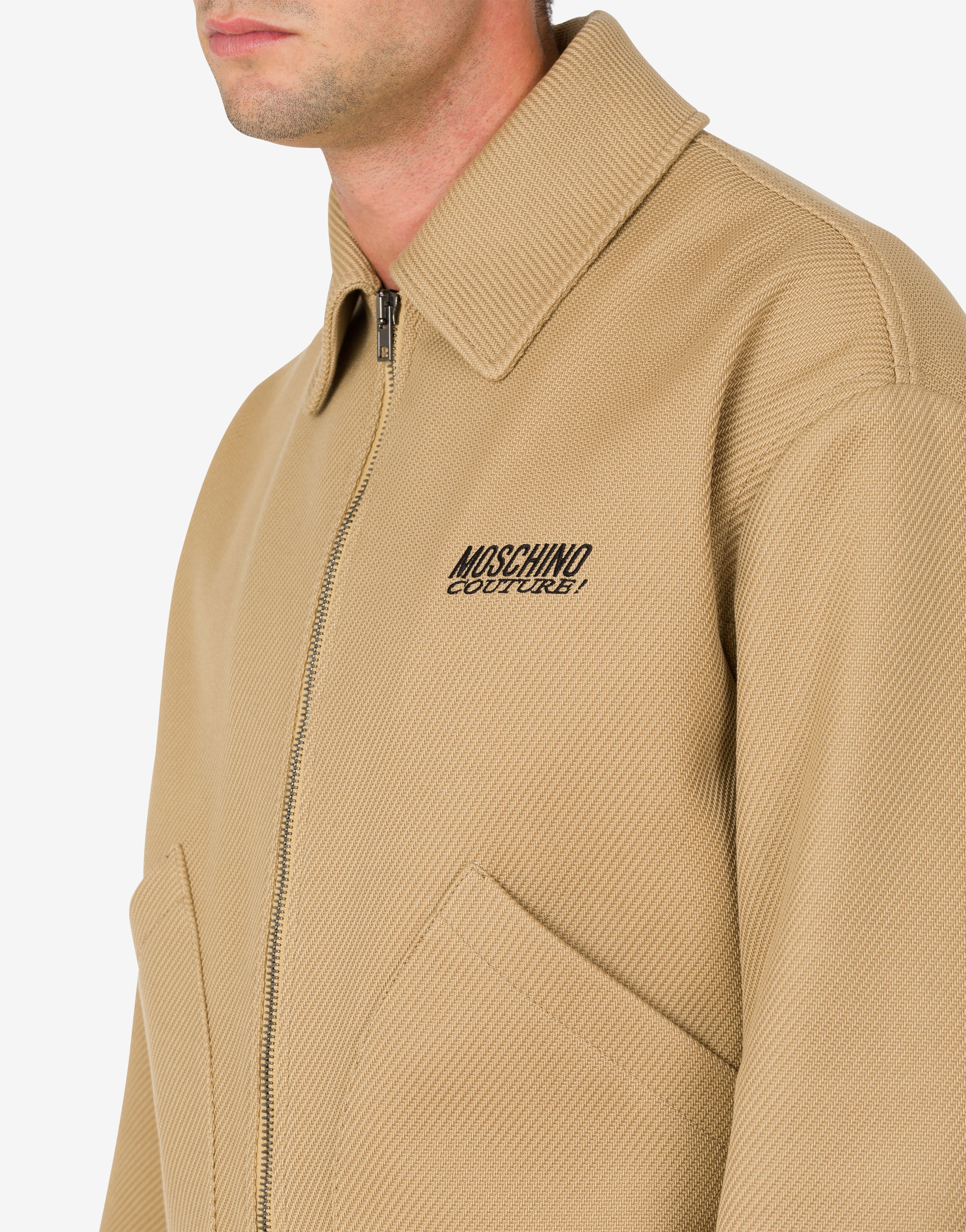 LOGO EMBROIDERY DOUBLE CAVALRY JACKET - 4