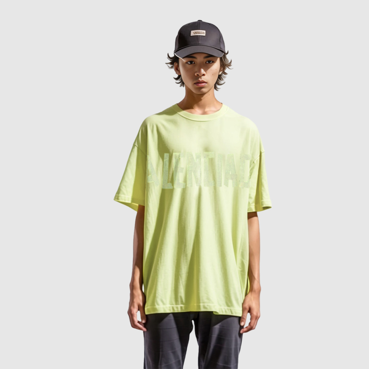 Balenciaga Tape Type T-shirt Medium Fit 'Fluo Yellow' 739784TOVA97204 - 4