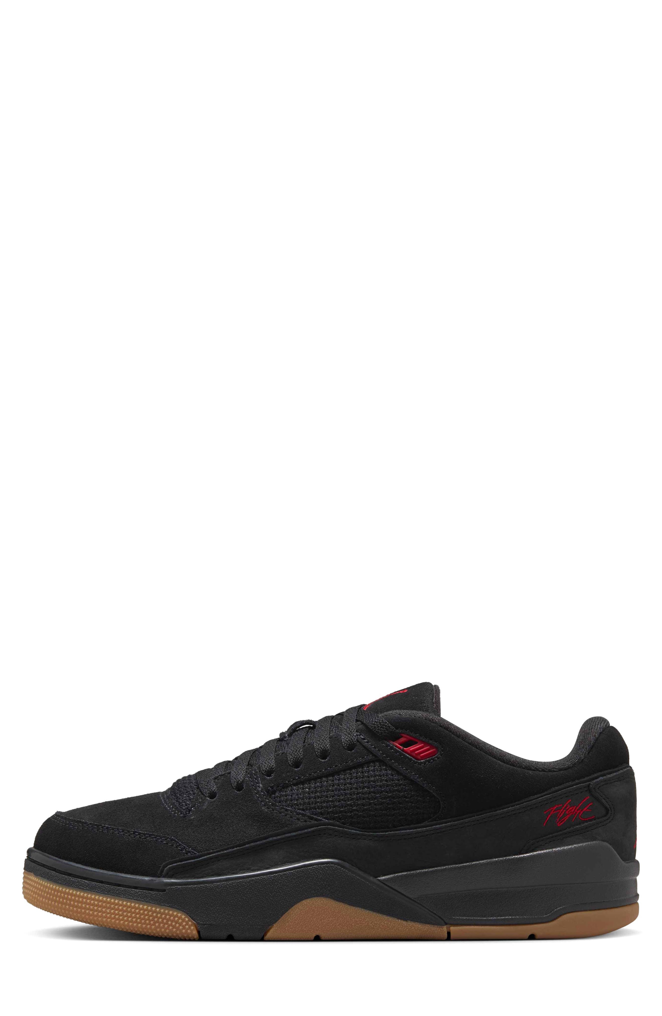 Nike Jordan Flight Court Sneaker in Black/Varsity Red at Nordstrom - 2