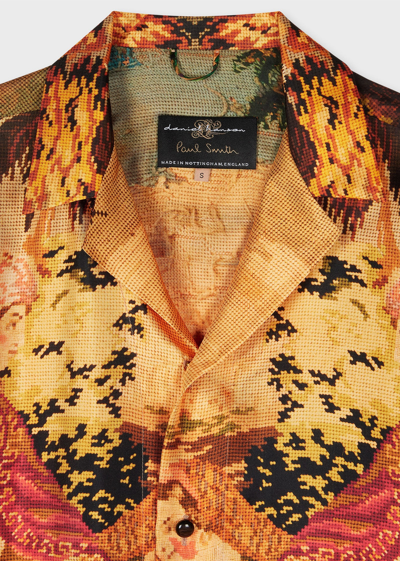 Paul Smith Daniel Hanson For Paul Smith - Tapestry Print Silk Pyjama Shirt outlook