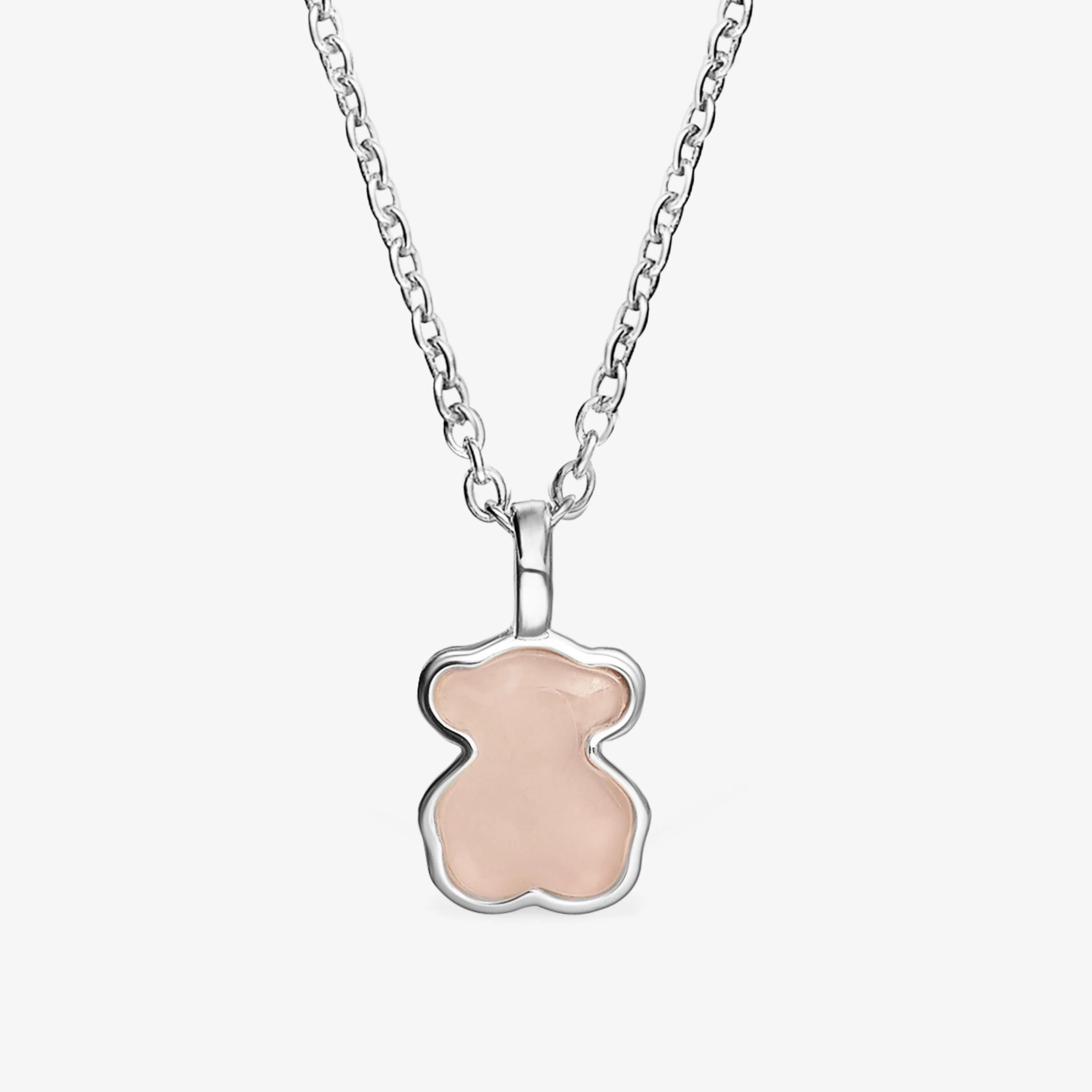 Silver New Color Necklace with Quartz - 1