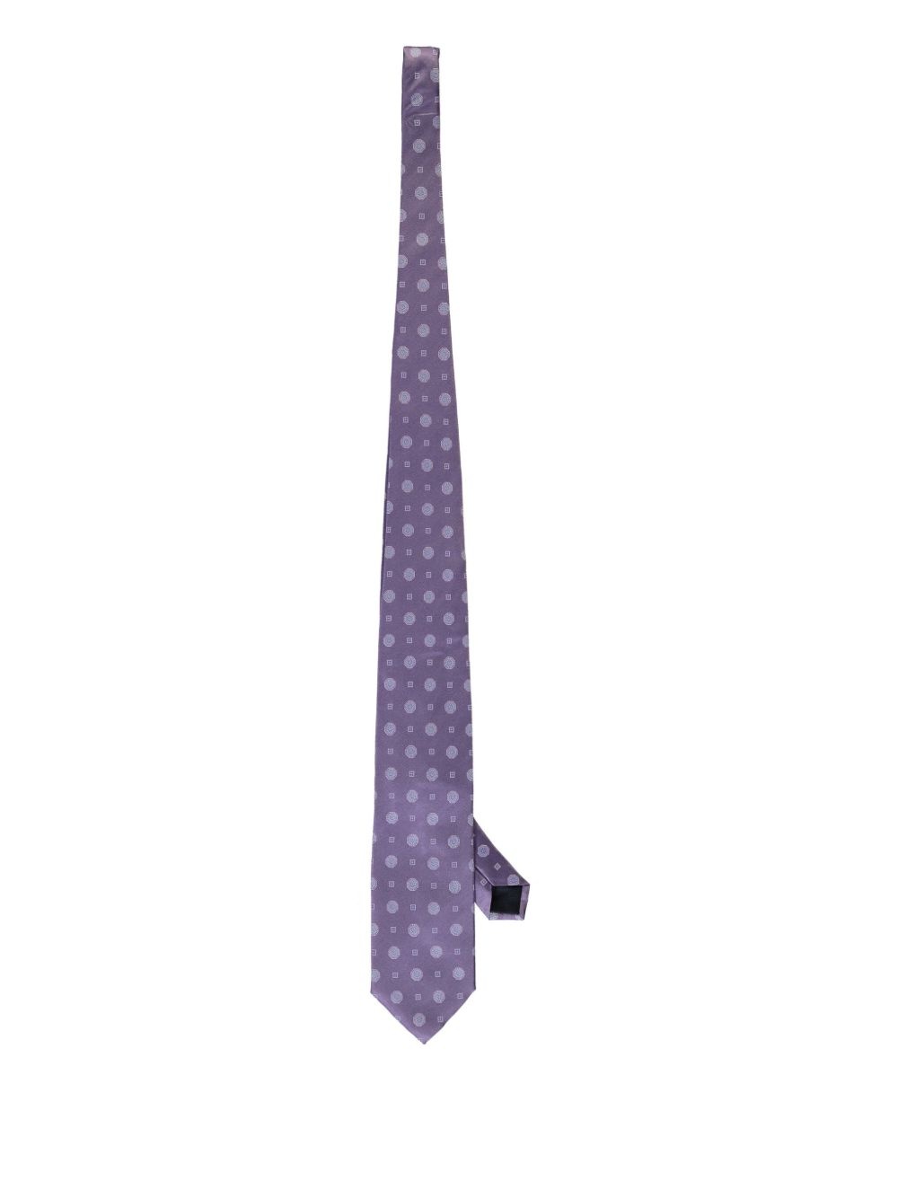jacquard silk tie - 1
