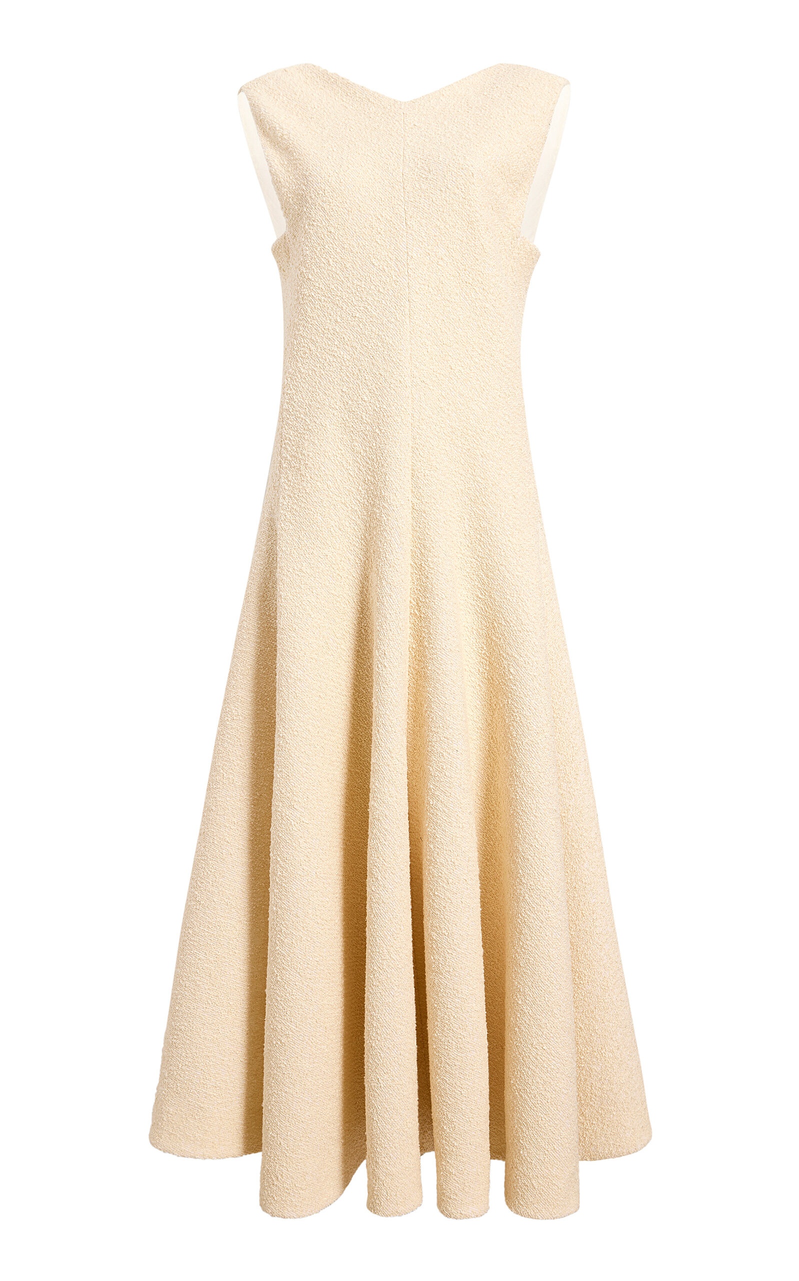 Mellie Bouclé Maxi Dress neutral - 1