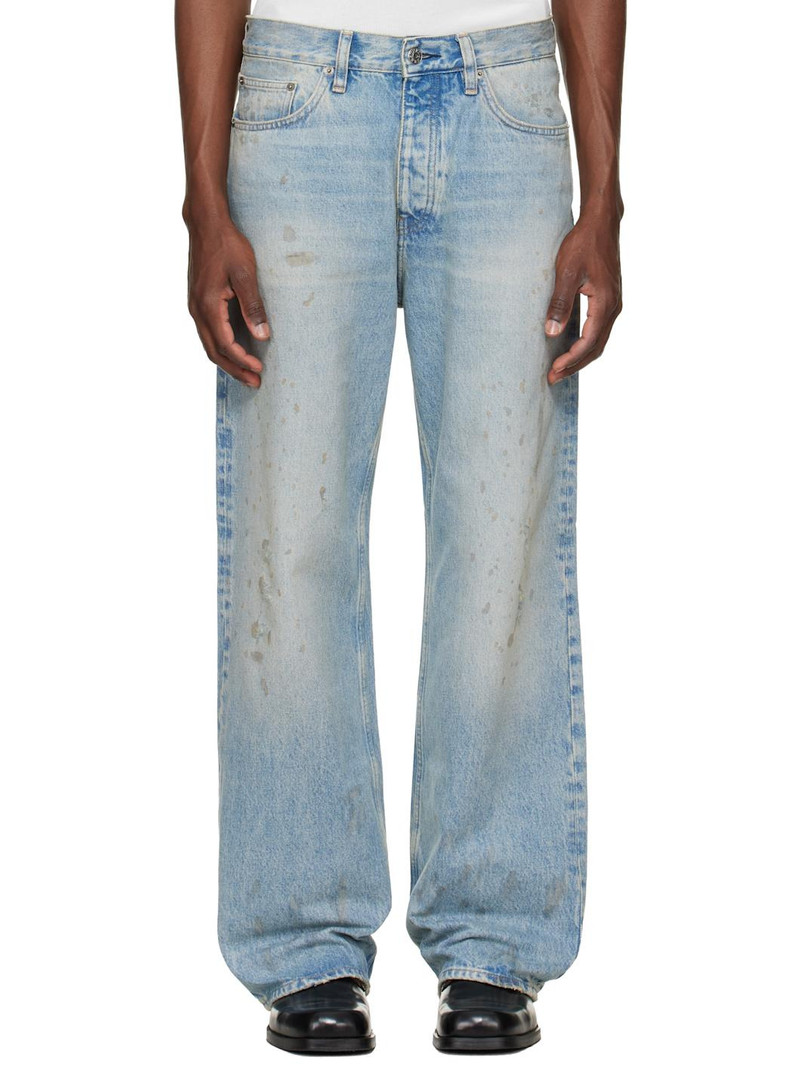 Blue Relaxed Boot Jeans 1