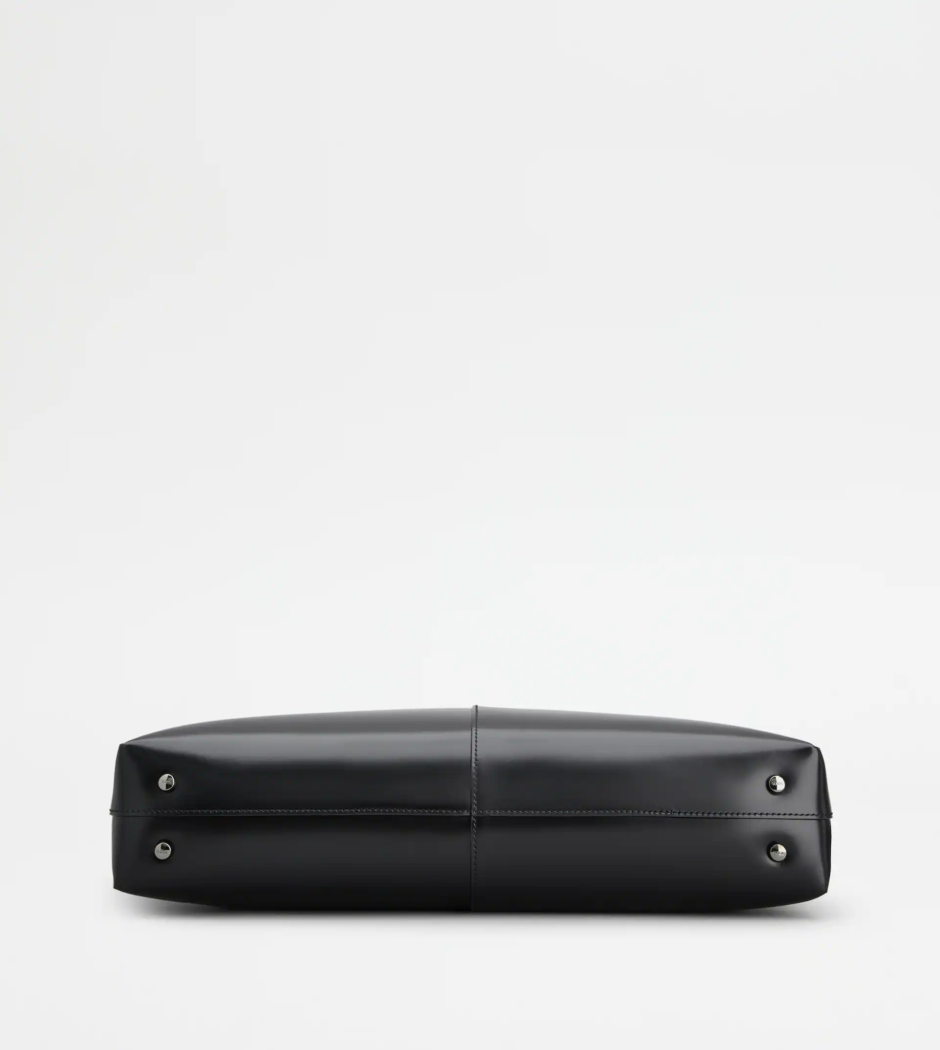 TOD'S DI BAG BRIEFCASE IN LEATHER MEDIUM - BLACK - 4
