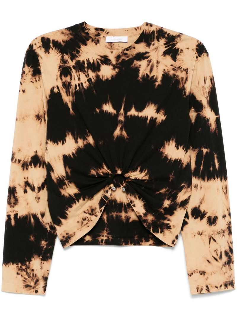 abstract-print T-shirt 1
