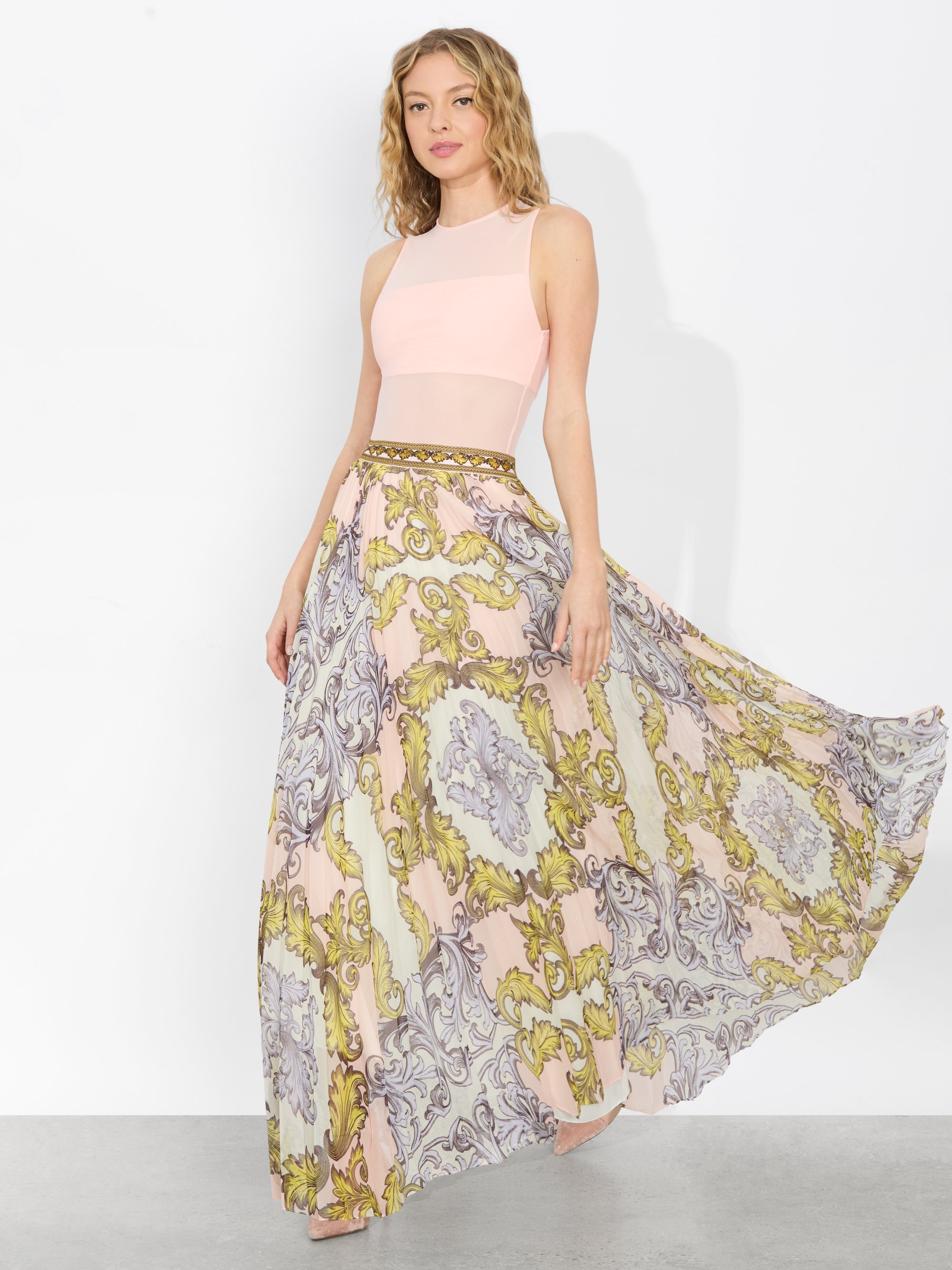 KATZ PLEATED MAXI SKIRT - 6