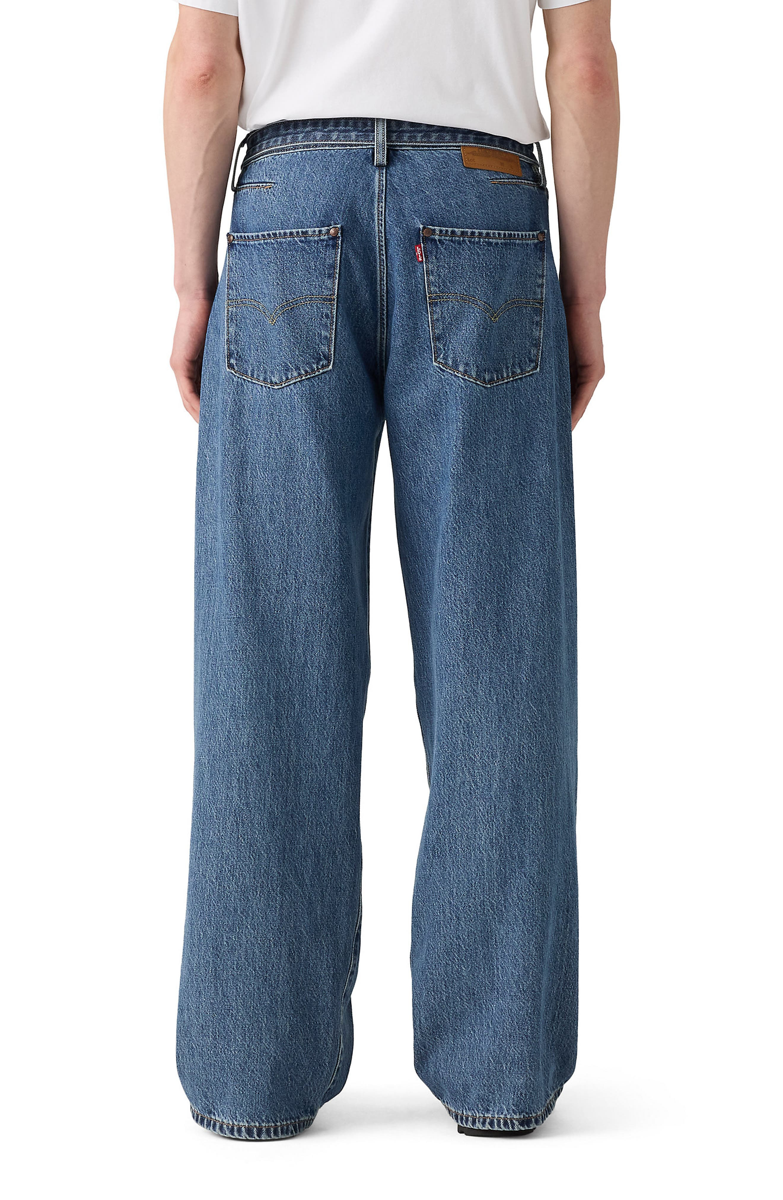 levi's Belted Twisted Baggy Straight Leg Jeans in Lets Do The Twist at Nordstrom - 2