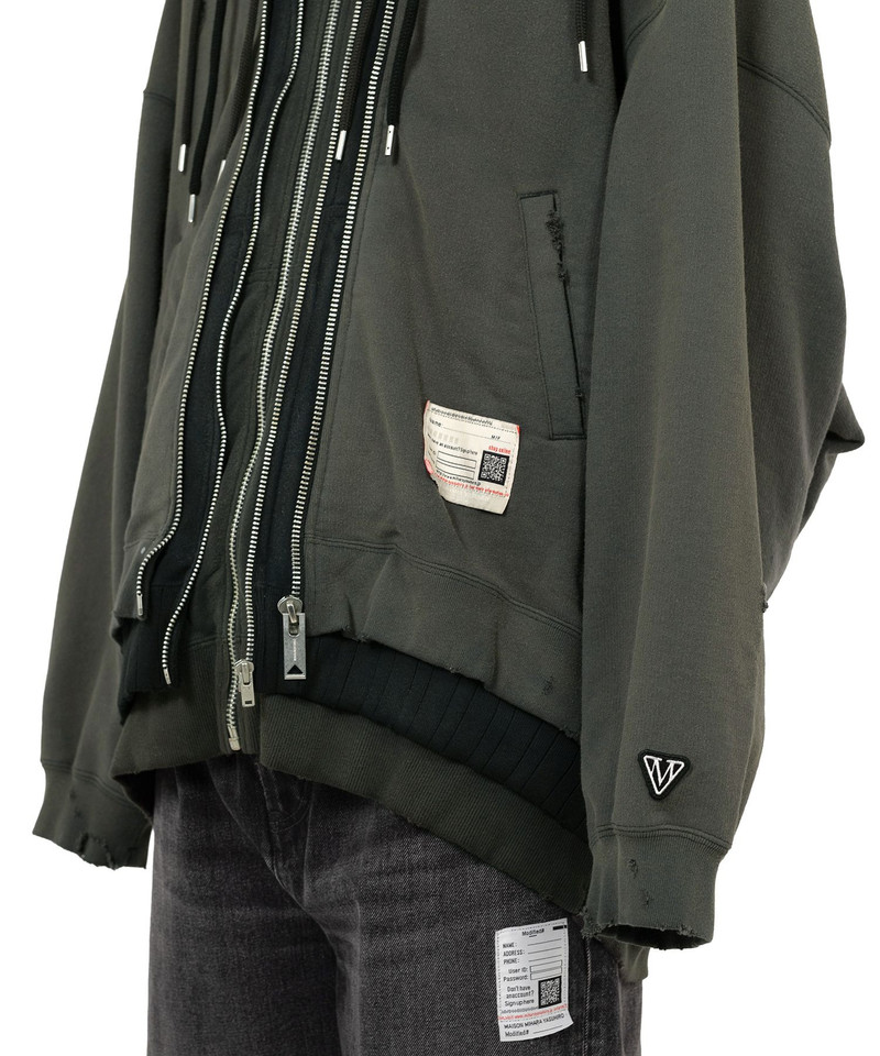 Triple Layered Zip-up Hoodie 8