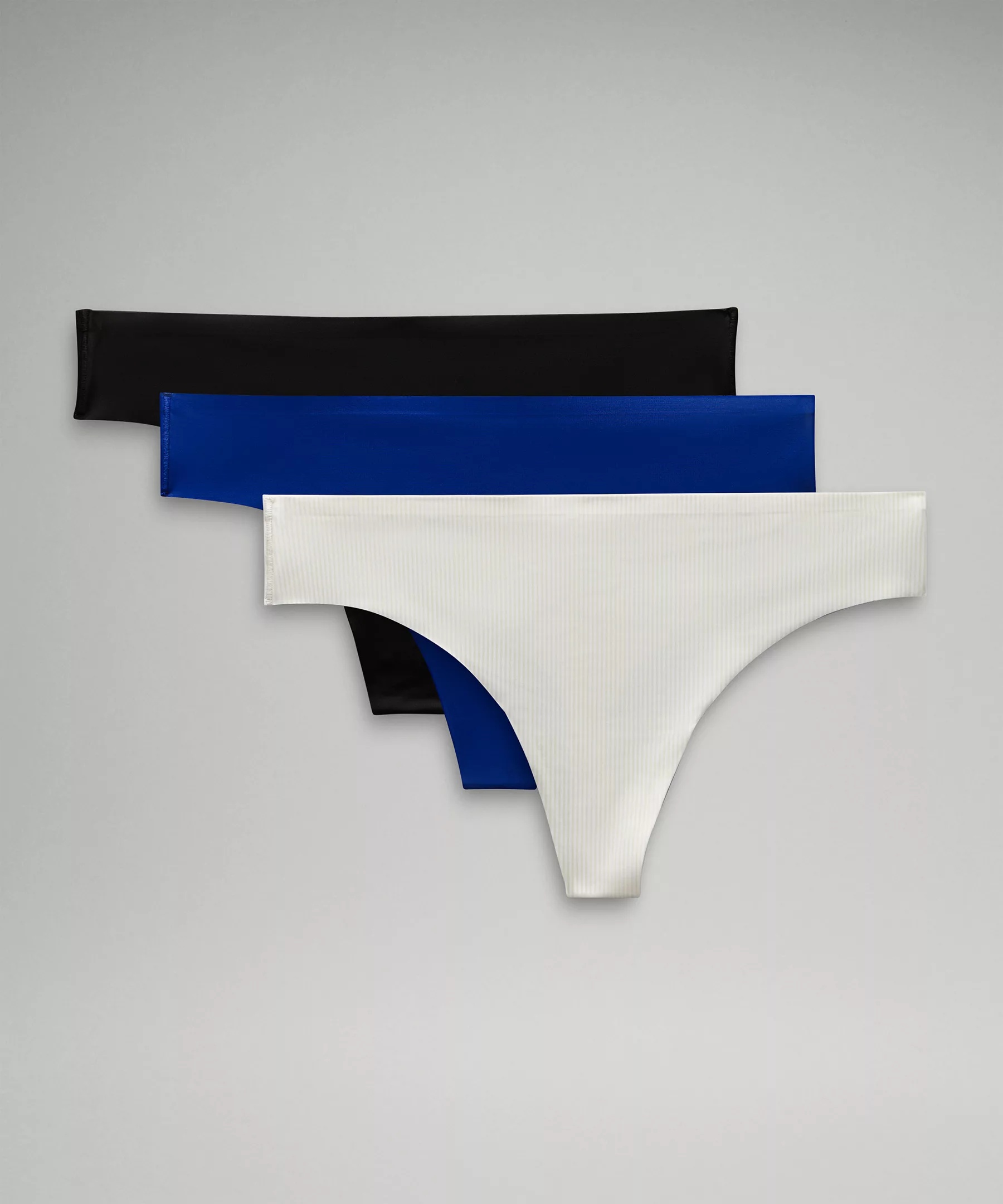 InvisiWear Mid-Rise Thong Underwear *3 Pack - 1