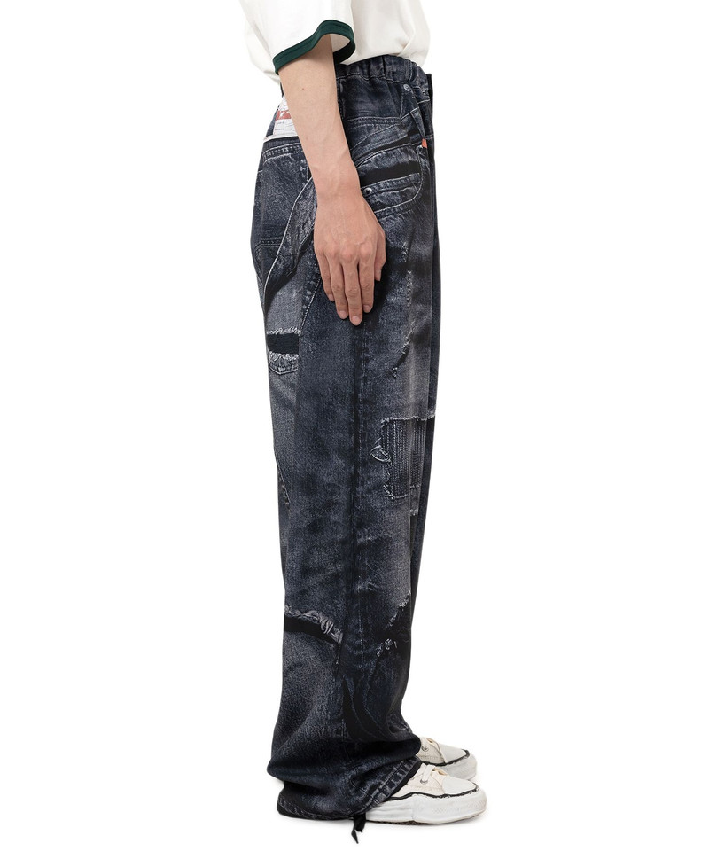 "T.A.T.A x MMY" Trompe-l'oeil Archive Printed Wide Pants 6